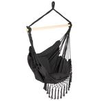 Luxe Hangmat voor Binnen en Buiten - Zwarte Braziliaanse..., Huis en Inrichting, Stoelen, Ophalen of Verzenden, Nieuw