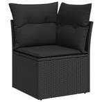 Zwarte Tuinhoekbank | Retourdeal|40% Korting!, Tuin en Terras, Ophalen of Verzenden, Nieuw, Rotan
