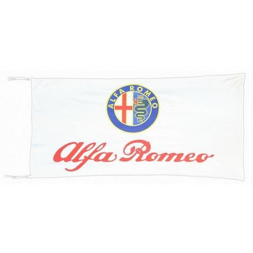 Alfa Romeo vlag wit 150 x 75 cm - Vlaggen, Hobby en Vrije tijd, Feestartikelen, Ophalen of Verzenden