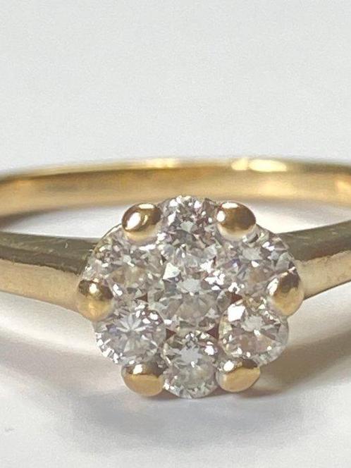 Zonder Minimumprijs - Ring - 18 karaat Geel goud Diamant, Sieraden, Tassen en Uiterlijk, Ringen