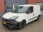 Fiat Dobló Cargo 1.6 MJ L1H1 3-Pers Navi Cruise Airco ECO JE, Auto's, Gebruikt, Euro 6, Wit, Airbags
