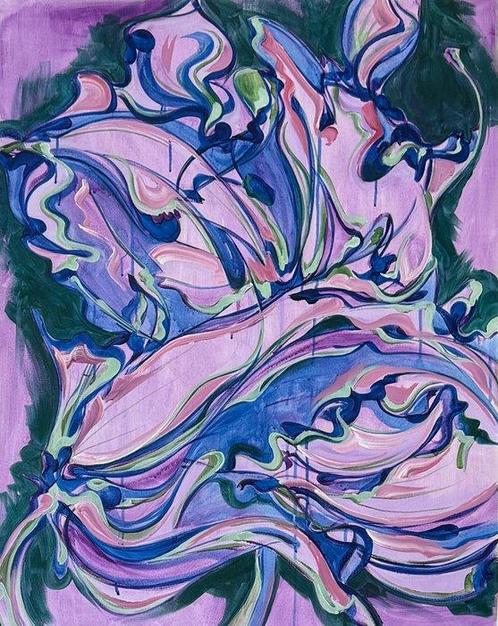 Crescentia K. - Happiness, Antiek en Kunst, Kunst | Schilderijen | Modern