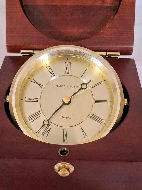 Captains klok - Stuart - Mahonie, Antiek en Kunst, Curiosa en Brocante