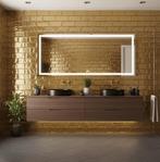 Wandtegel Terre Azur Sub Oro Goud Metro Glans 7,5x15, Doe-het-zelf en Verbouw, Tegels, Nieuw, Minder dan 20 cm, 10 m² of meer