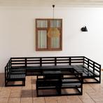 vidaXL 12-delige Loungeset massief grenenhout, Tuin en Terras, Verzenden, Nieuw, Loungeset