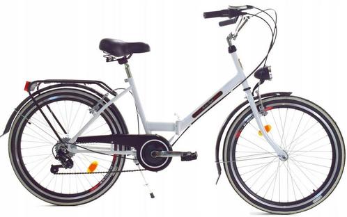 Comfortabele 24 inch vouwfiets - 6 versnellingen - veilig..., Fietsen en Brommers, Fietsen | Vouwfietsen, Dames, Versnellingen