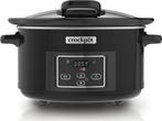 CrockPot CR052 - Slow Cooker - 4,7L Hinged Lid - Zwart, Verzenden, Zo goed als nieuw
