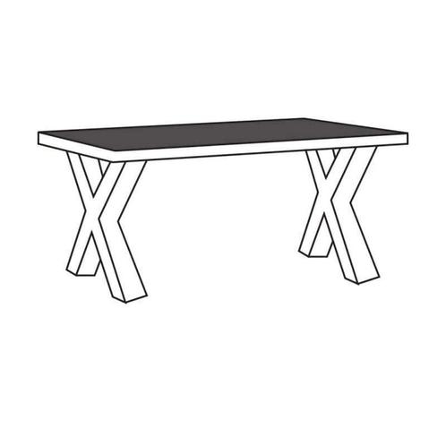 Eettafel-XM Tegelen - eettafel, Huis en Inrichting, Tafels | Eettafels, Nieuw, Overige materialen