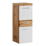 Badkamerkast Alba 30 x 30 x 83 cm Eiken Wit  Kolomkast, Verzenden, Nieuw, (Half)hoge kast