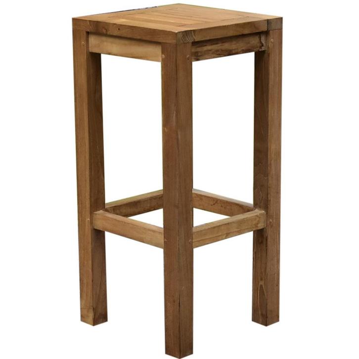 Barkruk teakhout, Tuin en Terras, Tuinstoelen, Nieuw, Teakhout, Ophalen of Verzenden