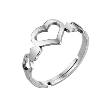 Liefdes ring - Hartje - Stainless steel - Verkleurd niet beschikbaar voor biedingen