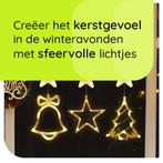 Kerstverlichting Raam Ster, Kerstboom, Kerstbel - 73-82cm -, Diversen, Verzenden, Nieuw