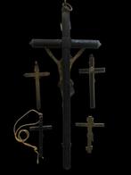 Crucifix - Brons, Lood, Metaal - 18e-19e-20e eeuw