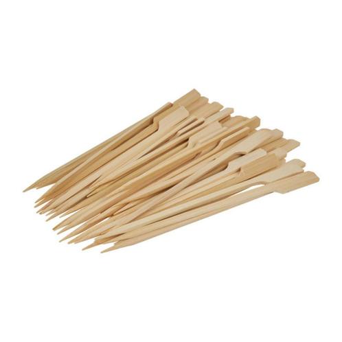 Merkloos Bamboe satéprikkers - 18 cm - Natuurlijk - 50 stuk, Tuin en Terras, Barbecue-accessoires, Nieuw, Ophalen of Verzenden