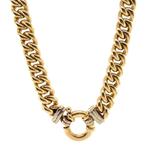 Gouden gourmet collier met siersluiting 14 krt, Sieraden, Tassen en Uiterlijk, Kettingen, Ophalen of Verzenden, Nieuw