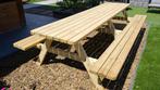 AANBIEDING! Picknicktafel van 300cm geïmpregneerd voor €195!, Tuin en Terras, Picknicktafels, Nieuw, Inklapbaar, Rechthoekig, Ophalen of Verzenden