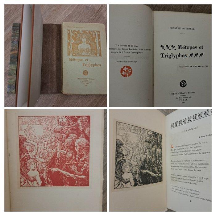 Frédéric de France ; E. Van Offel (illustrations) - Métopes, Antiek en Kunst, Antiek | Boeken en Bijbels