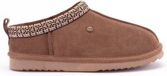 Warmbat Kynuna Suede Tape Dames Sloffen - Mud Maat 36 (Mode), Kleding | Dames, Schoenen, Nieuw, Verzenden