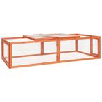 vidaXL Konijnenhok 183x90x46,5 cm massief vurenhout, Verzenden, Nieuw