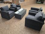 Showroommodel Mambo stoel-stoel XL loungeset 5-delig, Ophalen of Verzenden, Nieuw