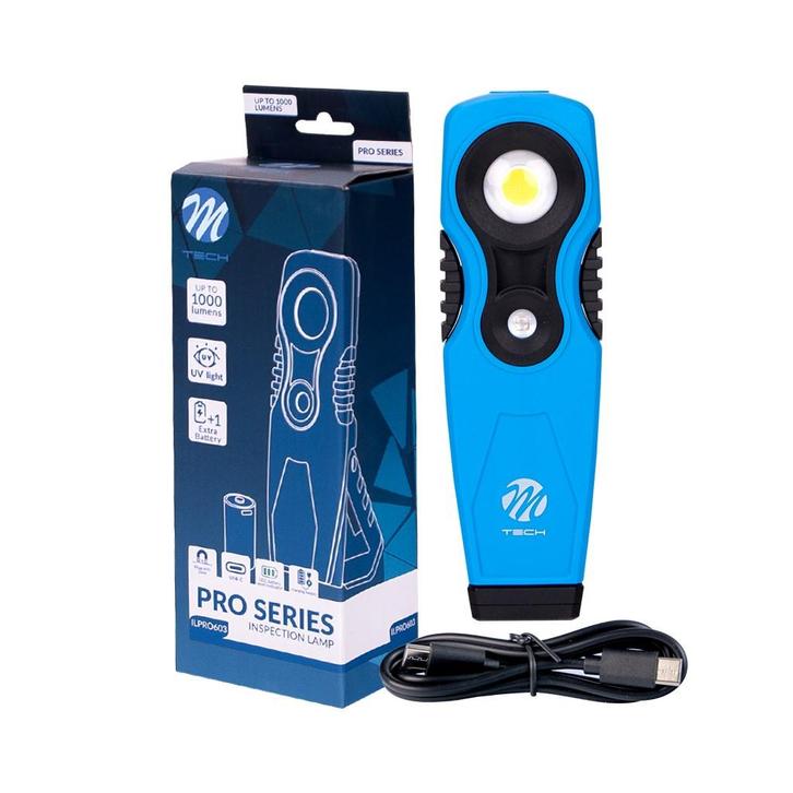 Inspection Lamp M-TECH PRO 15W + 3W COB, Auto-onderdelen, Verlichting, Nieuw, Verzenden