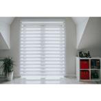 Duo rolgordijn - 120 x 175 cm - wit - licht doorlatend met, Verzenden, Nieuw