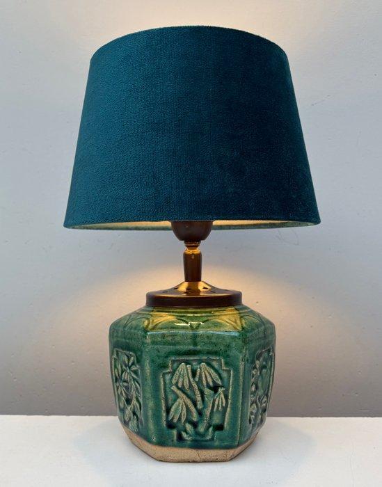 Tafellamp - Messing, Aardewerk, Antiek en Kunst, Kunst | Designobjecten