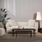 40% Korting: 3-zitsbank Palermo velvet beige, Ophalen, Zo goed als nieuw, Stof, Velvet chique, Modern