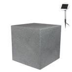8 seasons design Shining Cube Bodemlamp, steen - 43 cm - inc, Tuin en Terras, Buitenverlichting, Verzenden, Nieuw