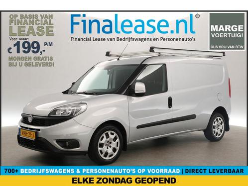 Fiat Doblò 1.6 MJ L2H1 MARGE Airco Imp Trekhaak €199pm, Auto's, Bestelauto's, Lease, Handgeschakeld, Diesel, Fiat, Zilver of Grijs