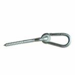 Schommelhaak gelagerd met houtdraadbout M12x220mm, Verzenden, Nieuw