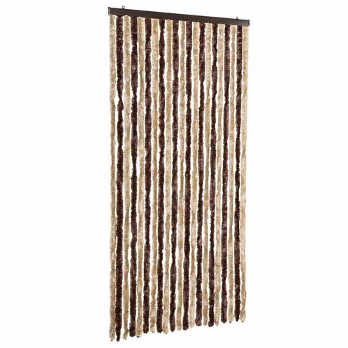 Vliegengordijn Chenille 90x200 Beige - Retourdeal - 46% K..., Doe-het-zelf en Verbouw, Deuren en Horren, Nieuw, Kunststof, Hordeur