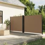 vidaXL Windscherm uittrekbaar 180x1000 cm taupe, Tuin en Terras, Verzenden, Nieuw