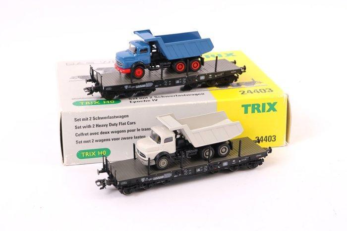 Trix H0 - 24403 - Modeltrein goederenwagonset (1) - Set van, Hobby en Vrije tijd, Modeltreinen | H0