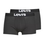 Levis  MEN SOLID TRUNK PACK X2  Zwart Boxers, Kleding | Heren, Ondergoed, Verzenden