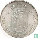 Nederland 10 gulden 1973 25-jarig jubileum van koningin..., Verzenden, Overige waardes, Losse munt, Goud