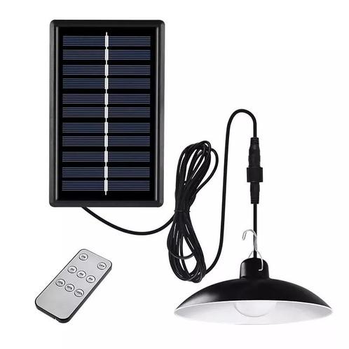 LED solar hanglamp - Neutraal wit - 100 Lumen - Met afstands, Tuin en Terras, Buitenverlichting, Waterbestendig, Led, Zonne-energie