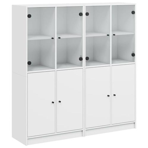 Boekenkast met Deuren | Woonkamer Upgrade | Retourdeal, Huis en Inrichting, Kasten | Boekenkasten, 25 tot 50 cm, Nieuw, 100 tot 150 cm