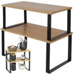 Ruhhy Bamboe Keukenrek – Set van 2 – Stapelbaar en Duurz, Ophalen of Verzenden, Nieuw