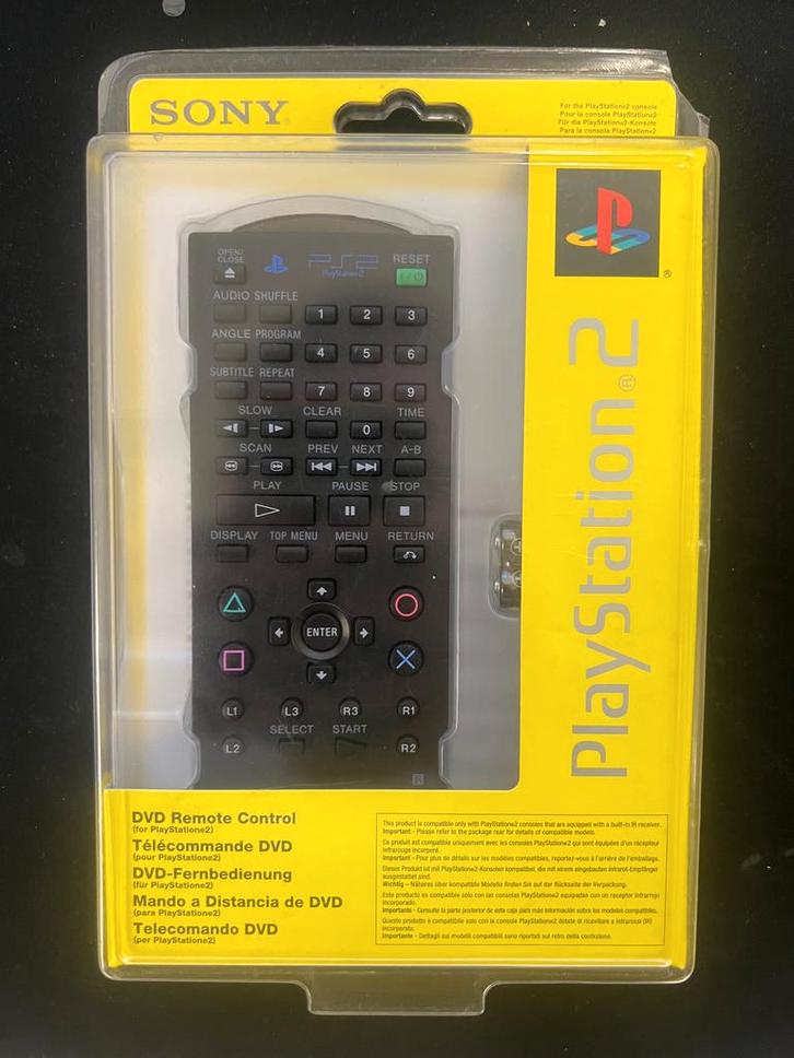 Sony Playstation 2 DVD Remote Control (Nieuw in blister), Spelcomputers en Games, Spelcomputers | Sony PlayStation Consoles | Accessoires