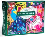 Monikas Peacock Bridge Playing Card Set (2 Decks) | eeBoo -, Hobby en Vrije tijd, Gezelschapsspellen | Kaartspellen, Nieuw, Verzenden