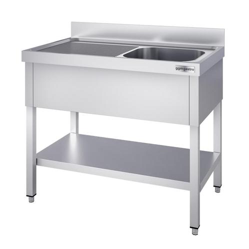 GGM Gastro | Spoeltafel PREMIUM - 1600x700mm - met onderbouw, Zakelijke goederen, Horeca | Overige, Verzenden