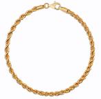 Gouden Rope Armband 14K, Verzenden, Nieuw, Goud, Goud