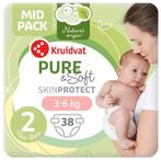 Kruidvat Pure & Soft 2 Newborn Mini Luiers Midpack, Verzenden, Nieuw
