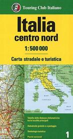 Wegenkaart - Landkaart 1 Noord en Centraal Italië - Touring, Nieuw, Verzenden
