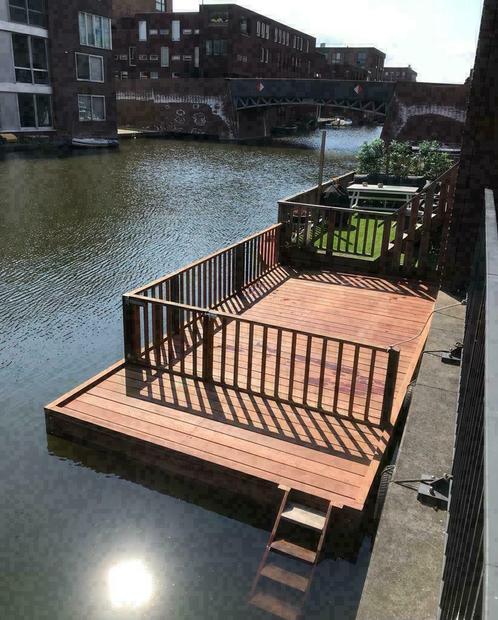 vlonder, drijvende steigers, jol, vlot,terras,€180 per m2, Watersport en Boten, Overige Watersport en Boten, Nieuw