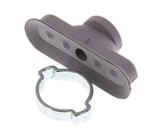 15x5mm Ovaal vlak NBR Grijs Vacuümzuignap Slag 1mm Oorklem, Verzenden, Nieuw
