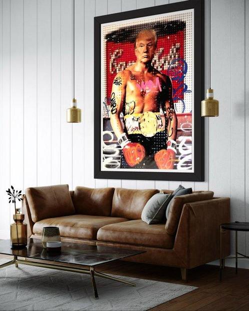 Moabit - Donald Trump X Pop Shop XXL, Antiek en Kunst, Kunst | Schilderijen | Modern