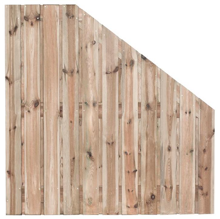 Schutting Tuinscherm Zaltbommel verloop geimpregneerd grenen, Tuin en Terras, Schuttingen, Minder dan 3 meter, Nieuw, Hout, 1 tot 2 meter
