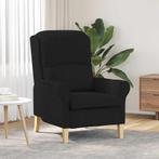 vidaXL Fauteuil Zwart 76 x 94 x 102 cm Microfibre, Huis en Inrichting, Fauteuils, Verzenden, Nieuw
